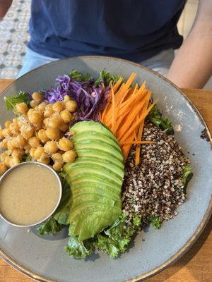 Vegan bowl  at Wheatfields in Abu Dhabi