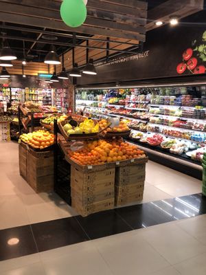Fruit section   at Wheatfields in Abu Dhabi
