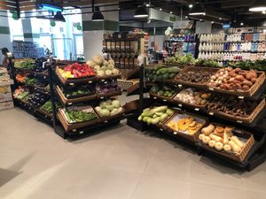 Veg section  at Wheatfields in Abu Dhabi