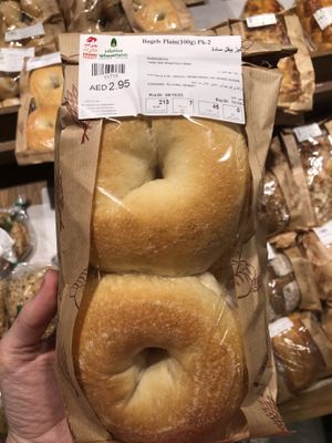 Plain bagels  at Wheatfields in Abu Dhabi