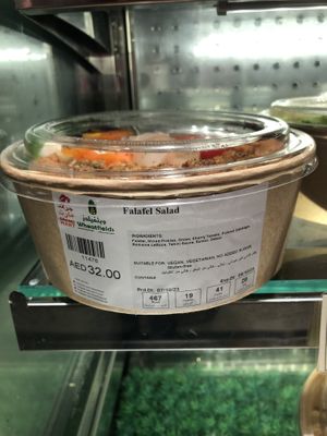 Falafel salad  at Wheatfields in Abu Dhabi