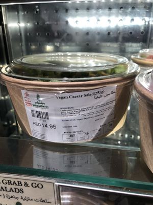 Vegan Caesar salad   at Wheatfields in Abu Dhabi