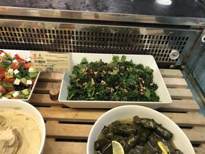 Kale salad   at Wheatfields in Abu Dhabi