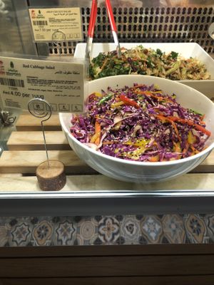 Red cabbage salad  at Wheatfields in Abu Dhabi