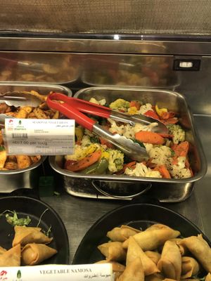 Roasted veg  at Wheatfields in Abu Dhabi