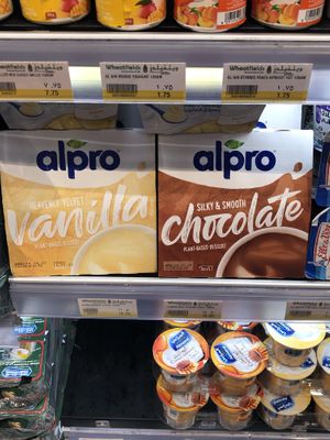 Vegan puddings   at Wheatfields in Abu Dhabi