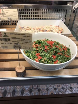 Quinoa tabbouleh   at Wheatfields in Abu Dhabi