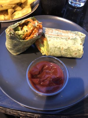 Avocado wrap  at Wheatfields in Abu Dhabi
