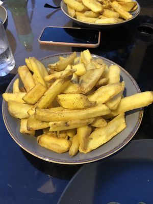 Zaatar fries  at Wheatfields in Abu Dhabi