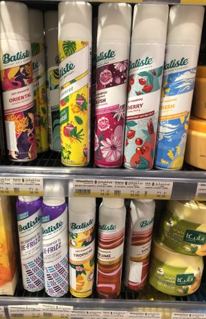Vegan dry shampoo  at Wheatfields in Abu Dhabi