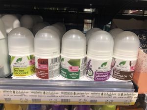 Vegan deodorants  at Wheatfields in Abu Dhabi