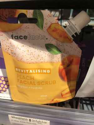 Vegan face scrub  at Wheatfields in Abu Dhabi