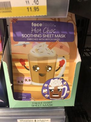 Vegan face mask  at Wheatfields in Abu Dhabi