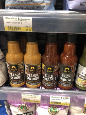 Vegan sauces   at Wheatfields in Abu Dhabi