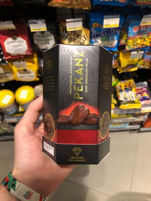 Dark chocolate pecans  at Wheatfields in Abu Dhabi