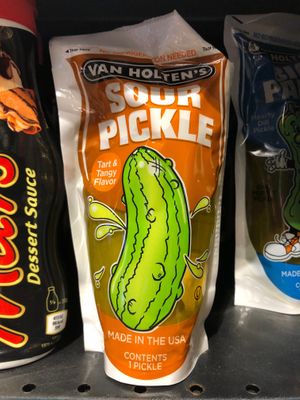 Sour pickle at Wheatfields in Abu Dhabi