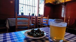 Un lugar tradicional en La Latina at El Estragon Vegetariano in Madrid