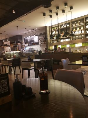 Interior at Café 302 in Abu Dhabi