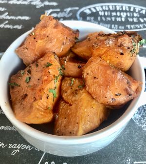 Roasted sweet potato   at Café 302 in Abu Dhabi