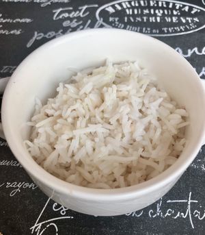 Garlic fried rice  at Café 302 in Abu Dhabi