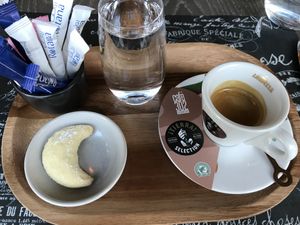 Espresso at Café 302 in Abu Dhabi