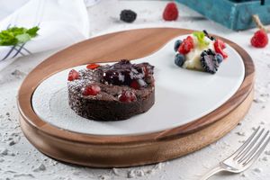 Cherry & Almond Brownies at Café 302 in Abu Dhabi
