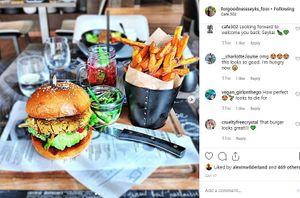 We LOVED Cafe 302! And we have gotten very picky with all the amazing food we’ve been eating! We had an incredible vegan burger, fries, a delicious plant based bowl, and fancy ve at Café 302 in Abu Dhabi