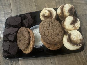The smallest tray that they offer   at Cinnaholic in Boca Raton