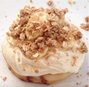 Banana Cream Pie!  at Cinnaholic in Boca Raton