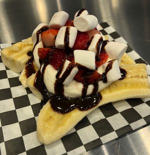 Fresh Fruit, Frosting & Toppings! at Cinnaholic in Boca Raton