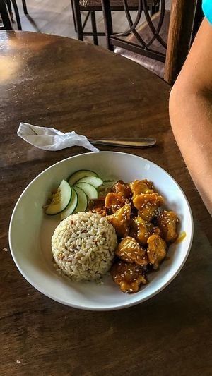 General Tso's chicken at Buen Provecho Cafe in Cagayan De Oro