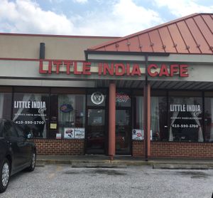 Exterior at Little India Cafe in Glen Burnie