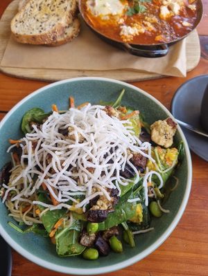 Trippy tofu at Zen Den in Eltham