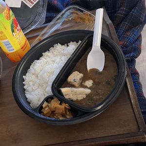 Spinach curry with my own tofu addition  at CoCo Ichibanya - Nishishinjuku in Tokyo
