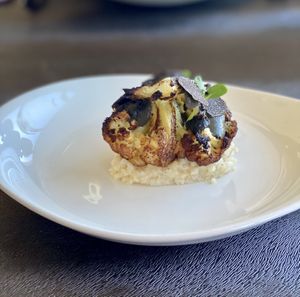 Cauliflower entree   at O Bar and Dining in Sydney