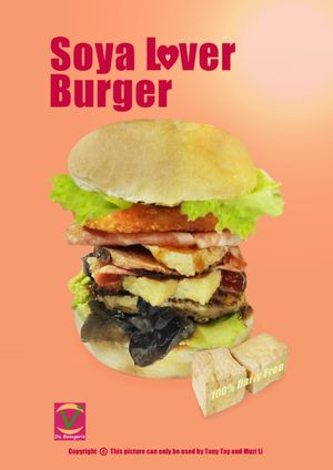 You won't say you are still hungry after this one. at Da Bomgerie Burger in Sydney