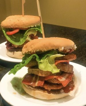 @veganforearth at Da Bomgerie Burger in Sydney