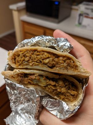 Vegan lentil pasty at Great Basin Community Food Co-op in Reno
