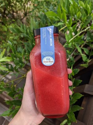 Fresh juice at Great Basin Community Food Co-op in Reno