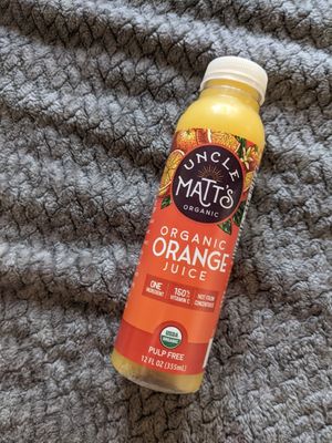 Organic orange juice at Great Basin Community Food Co-op in Reno