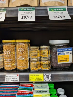 Local pollen at Great Basin Community Food Co-op in Reno