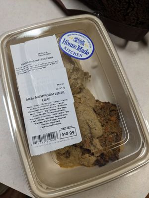 Prepared foods section has all sorts of vegan goodies on rotation at Great Basin Community Food Co-op in Reno