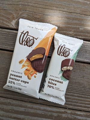 Theo vegan peanut butter cups at Great Basin Community Food Co-op in Reno