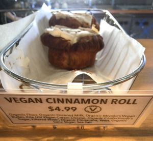 Vegan Cinnamon Roll at Great Basin Community Food Co-op in Reno