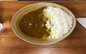 Vegan curry and rice at Flowers - Tachibana in Hiroshima