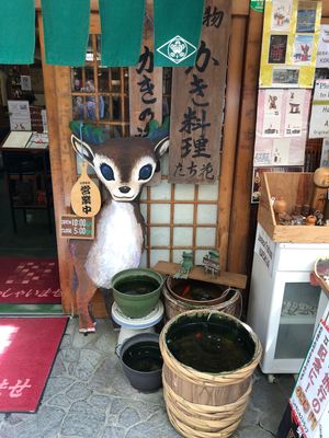 Outside, no English signage  at Flowers - Tachibana in Hiroshima