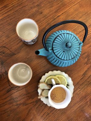 Tea  at InnSense Bistro in Mitzpe Ramon