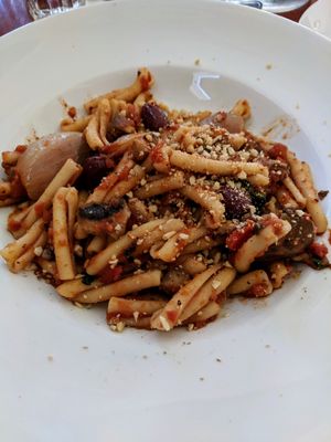 Pasta was amazing! at InnSense Bistro in Mitzpe Ramon