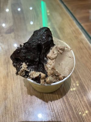 Dark chocolate and almond  at Oggi in Barcelona