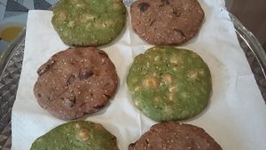 Gluten free dairy free marcha tea Cookies  at Organic Epicerie in Chamonix-mont-blanc